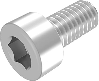 SECCARO Zylinderschraube M12 x 25 mm, Edelstahl V2A VA A2, DIN 912 / ISO 4762, Innensechskant, Vollgewinde, 20 Stück