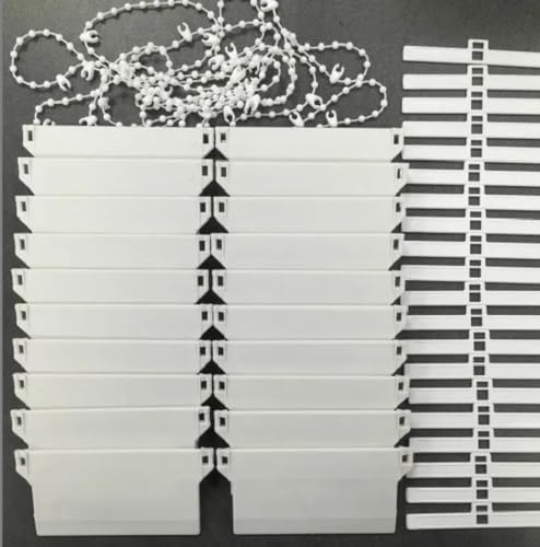 VERTICAL BLIND BOTTOM WEIGHTS AND CHAINS REPAIR KIT SPARE PARTS - 89 MM WIDE (10 KIT)