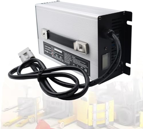 HYDTGZ Gabelstapler Batterieladegerät, 36 V 30 A Hochleistungs Batterieladegeräte Mit 50 A/120 A/175 A/350 A Anderson Stecker, 100 V–240 V Breite Spannung Für Gabelstapler, Scheuersaugmaschine,120a