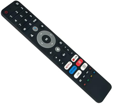 Replace Universal Ersetzte Sprachfernbedienung Passend für BLAUPUNKT/ChiQ TV L32H7G L32H8CG L40H7G U43H7C U43QM8G U50QM8E U75F8TG L32G7V L40QH7G U85F8TG U98F8TG CH230419B1 L40QG7V U50QM8G