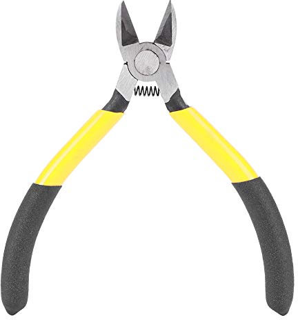 FLEXMAN Wire Cutter, 5 Inch Diagonal Pliers, Heavy Duty Snips Flush Cut Side Cutters, Tail Flush Cutter, Diagonal Pliers for Plastic, Soft Iron Wire and Soft Copper Wire