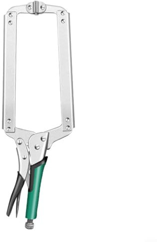 LVYXON Alicates grandes de bloqueo de abrazadera en C, alicates de soldadura de acero de alto carbono para carpintería, mantenimiento eléctrico, herramienta de sujeción ajustable resistente (18