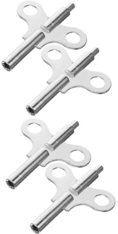 HOMSFOU 2 Sätze Antike Uhrfeder Uhrzeiger-kit Riesige Werkzeuge Kuckucksuhr Einstellwerkzeug Für Uhrenarmband Uhrenschlüssel Wicklung Adapter Automatisch Werkzeugfelsen Stahl 2 Stück * 2