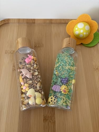 Lot de 2 Bouteilles Sensorielles, thème  A La Campagne 