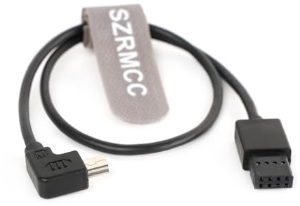 SZRMCC Ronin-S Multi-Camera Control Cable RSS 8 pin to Mini USB Data Cable for D-JI Gimbal Stabiliser to Canon EOS 5D, 5D3, 6D Mark III, 70D, 77D, 80D 800D, 750D DSLR Camera