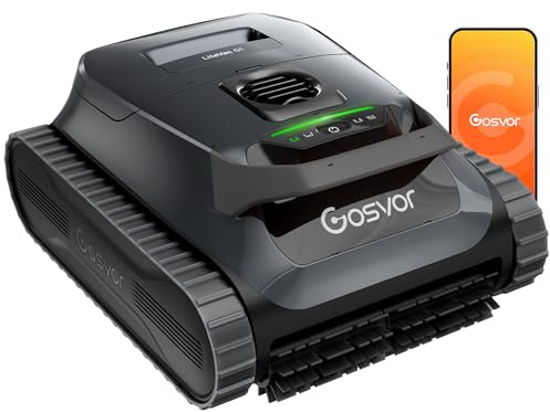 (Nuovo 2026) Gosvor LiteVac G1 Robot Aspiratore per Piscina, Pulisce Fondo, Pareti, Linea e Piattaforme, 7kg Ultraleggero, 200min di Autonomia, Doppia Filtrazione, Navigazione Intelligente e App, fino