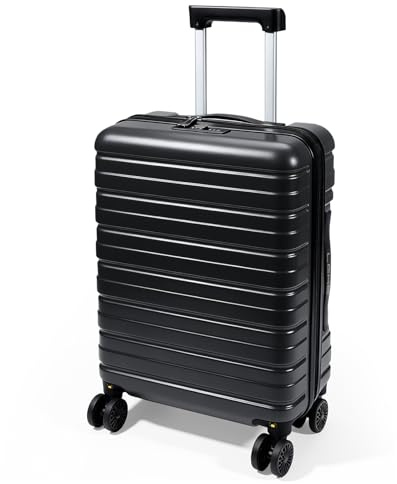 Lekesky Handgepäck Koffer 45x36x20cm | Trolley Handgepäck mit TSA Schloss und 4 Abnehmbaren Rollen, Leicht Hartschale für EasyJet(unter Sitz), Lufthansa, Eurowings
