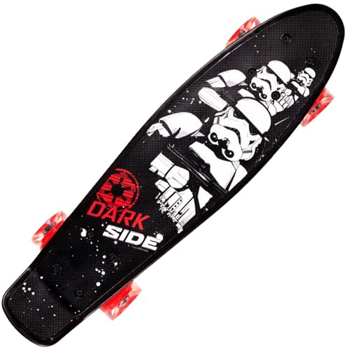 Fish-Skateboard 55 cm, rutschfestes Deck, leicht, STABIL von 20-50 kg
