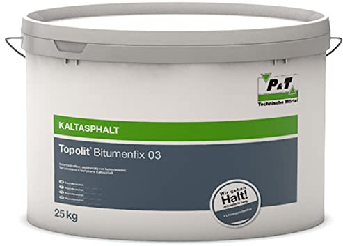 TOPOLIT Bitumenfix, Kaltasphalt/Reparaturasphalt 0-3 mm, 25 kg