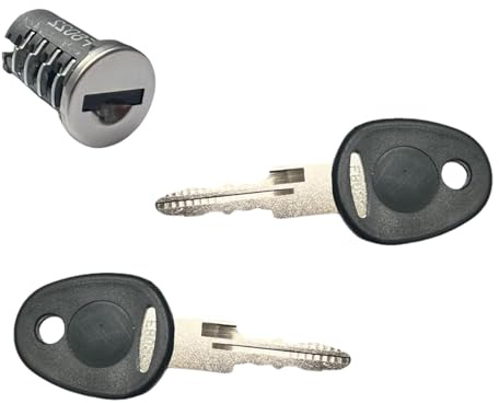 Plug-in cylinder, dörrcylinder + 2 x nyckellås för husvagn, husbil och husvagn, FAP