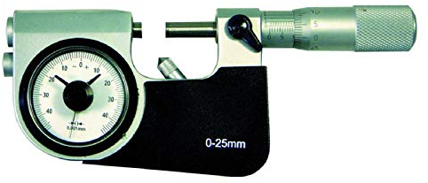 MIB Bügelmessschraube mit Feinzeiger 0-100 mm zur AUSWAHL: 25-50 mm