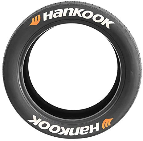 3D-Autoreifen-Aufkleber-Set – Universal-Reifenbeschriftung für personalisiertes Styling (Größe B: HANKOOK)