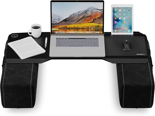 Couchmaster CYBOSS, ergonomischer Laptoptisch für Couch, Sofa und Bett, extra breiter Laptop Tisch für PC, PS4/5, Xbox One/Series X und Laptops
