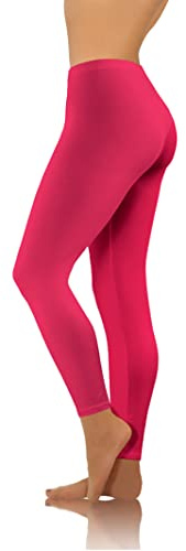 sesto senso Kvinnors leggings lång flicka färgglad bomull långa ben fitness yoga sportbyxor, Korall, 4XL Stor