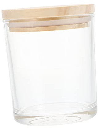 SEWACC Leere Kerzenschale Aus Milchglas – Kerzenherstellungsglas Perfekt Für Selbstgemachte Kerzen Balsame Und