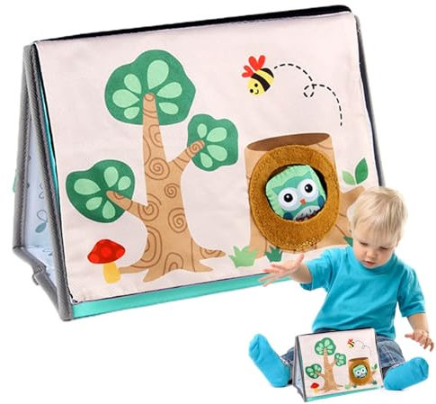 Knisterbuch für Babys, weiche Babybücher - Buntes Stoffbuch für Babys, weiches Buch | Knisterbuch für Babys, Früherziehungsspielzeug für Babys, Kleinkinder von 0 bis 36 Monaten
