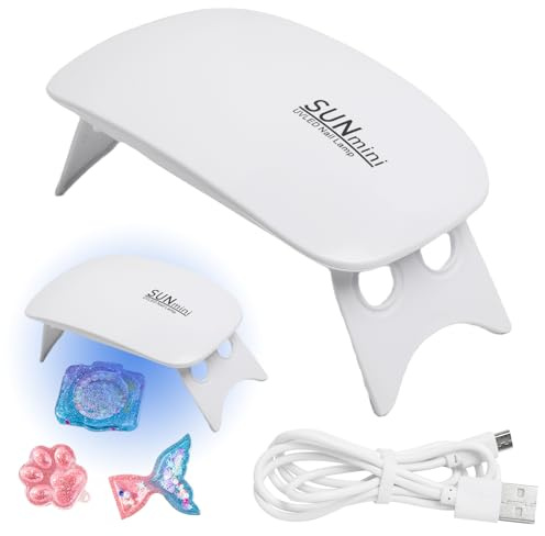 Wonvify Lámpara UV Portátil para Curado de Resina y Decoración Artesanal DIY