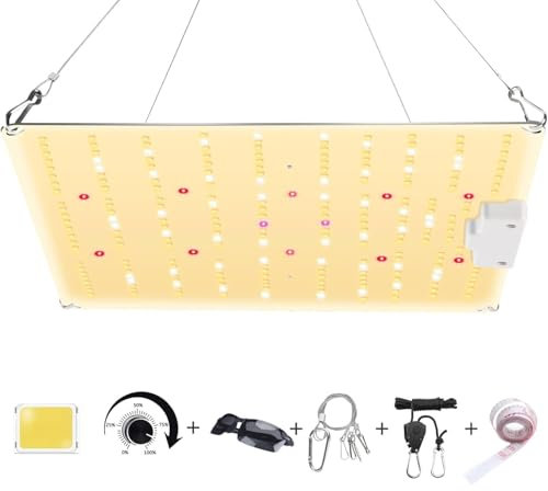 BOSYTRO BST800 Grow Lights for Indoor Plants, Dimmable Led Grow Lights Full Spectrum, 250 LEDs Plant Lamp with IR and UV, for Seeding Veg and Flower Plant Lights Growth Lamps