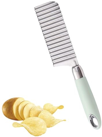 Chaies Frrinking Fry Cutter, frauche Cutter de pommes de terre | Pouleuse Slicer French Fry Cutter en acier inoxydable - de nourriture à longue poignée, outils de coupe de légumes Gadgets de cuisine