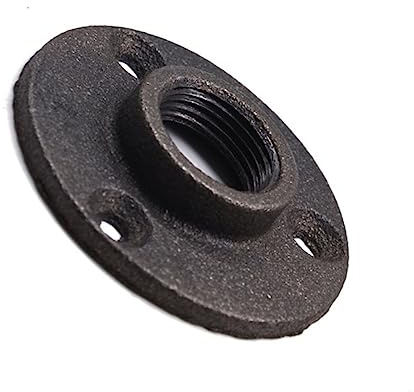 Outanaya 10piezas Accesorios De Brida Bridas Roscadas Para Suelo De Hierro Base Fija Antigua Herrajes De Hierro Para Montaje Pared Baño Herrajes De Pared Para Decoración Industrial