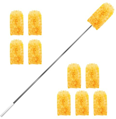 Duster Nachfüllungen - Flexible Staubentfernungsbürste - Verstellbarer Staubtuch Für Haushalt Und Gewerbliche Decke Vase Auto Bücherregal Wand Boden Möbel