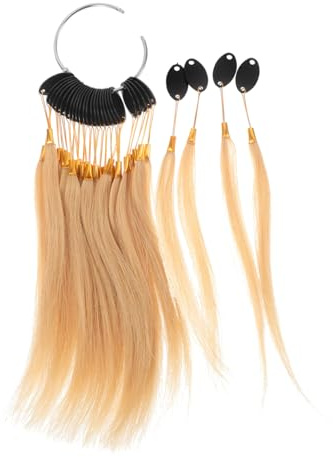 Ipetboom Human Hair Strands for Hair Dye Practice for Hairstylist Accessories Including for Testing