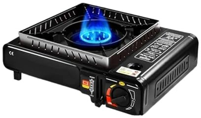 TRDEWR Camping Stove Gas Stove Portable Dual Use Camping BBQ Kitchen Hiking Outdoor Cooking Butane Burner Party Boiler Cassette Small And Portable