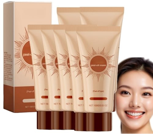 Kräuter Flecken Peel-Off Gesichtsmaske-Übernachtung Kollagen Whitening & Flecken Entfernen, Glättende Hydrierende Peel-Off Gesichtsmaske für Männer Hautpflege (7)
