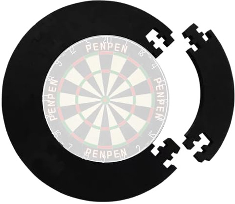SVCEQZE Dart Surround Auffangring, Schutzring Für 45 cm Dartscheibe, Dart Surround Rund, Eva Darts Wandschutz, Langlebige Darts Wandschutz, Geräuschreduzierende Schutzvorrichtung Für Hobbyraum