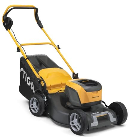 STIGA 2L0481008/ST1 Collector 48 AE Kit Akku-Rasenmäher, 48 V, 46 cm, 60 l – 1 Akku 4 Ah + Ladegerät – Rasenflächen bis 400 m²