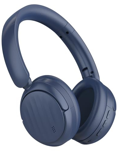 MMWOWARTS Bluetooth Headphones with Active Noise Cancelling (ANC), Wireless Over Ear Bluetooth Headsets with 35H Playtime, HiFi Stereo Foldable Headphones with Foam Ear Cups for Sports, Travel