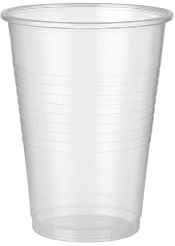 MyPapp 100 Stk. transparente Einweg-Trinkbecher | 400ml | Aus Polypropylen | Ideal für Partys und Veranstaltungen