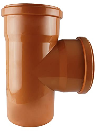 MKK - 19591-001 - KG T-Stück DN 110-160 90° Winkel Abwasserrohr orange PP SN 4