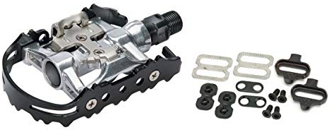 GIST Pedali Doppia Funzione MTB Spin Bike SGANCIO RAPIDO SPD