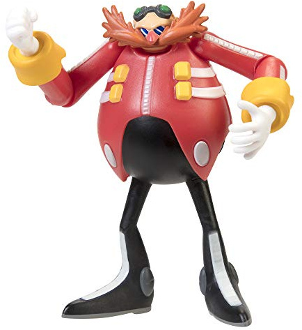 Sonic The Hedgehog Figura de acción de Dr. Eggman, Figura articulada de 2.5 Pulgadas / 6 cm, Juguete Coleccionable auténtico con Capacidad de Pose