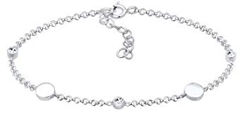 Elli Armband Damen 925 Silber Silberarmband mit Steinen Schmuck Geschenke | für Frauen Freundin Frau Mädchen Mama, Armkette Kristall Länge 18 cm, Breite 1 mm