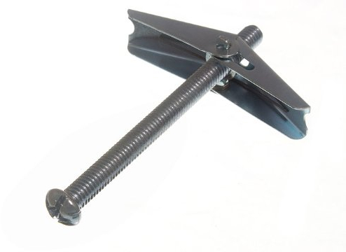 Gipskarton-Dübel mit Schrauben, Hohlraumdübel, M6 x 75 mm, 200 Stück