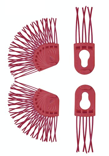 FANZTOOL Ersatzmesser-Set Rasentrimmer-Zubehör Rasentrimmermesser für FANZTOOL 20V Rasentrimmer 20Stk. (Fugenbürste)