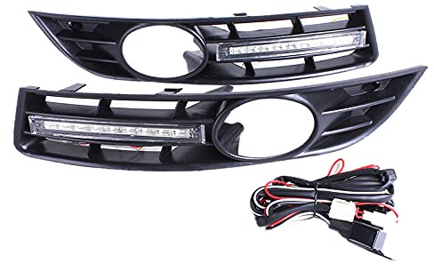 CarWorld Feux de Brouillard pour Passat B6 2007-2011 Feu antibrouillard de Pare-Chocs Avant de Voiture