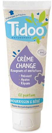 Crème Réparatrice Change à l'huile de Lin Bio - Tidoo