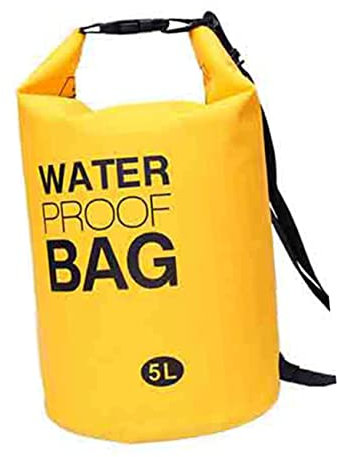Toddmomy Wasserdichter PVC Schwimmbeutel Für Outdoor-aktivitäten Bootfahren Angeln Rafting Schwimmen Und Camping Gelb