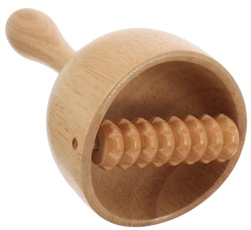 Niyangle Masseur En Bois Pour Le Dos Avec Outil De Grattage Portable Ventouses En Bois Pour Massage Et Relaxation À Domicile Et En Voyage Massage Manuel Sans Risque De Blessure