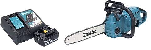 Makita DUC 357 RTX2 Akku Kettensäge 18 V 35 cm 7,7 m/s Brushless + 1x Akku 5,0 Ah + Ladegerät