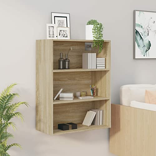 Gecheer Hängeschrank Sonoma-Eiche 69,5x32,5x90 cm