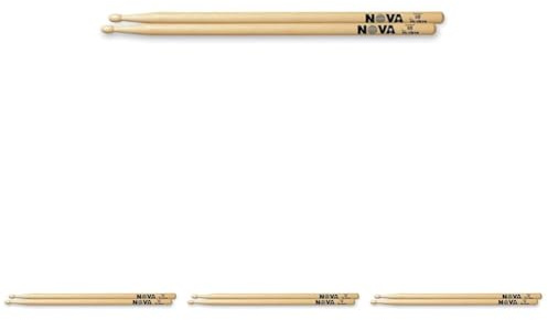 Vic FIrth - NOVA Drumsticks - 5B - Wood Tip (Pack of 4)