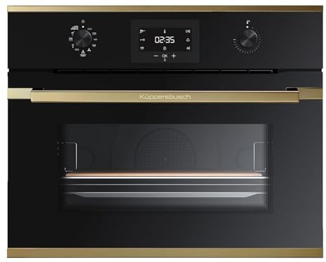 Küppersbusch CBP 6332.0 S4 K-Series.3 Pyrolyse Compact Pizza-Backofen Schwarz/Gold