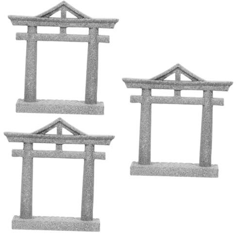 Milisten 3St Gartenmikrolandschaft Living Room Decoration wohnzimmerdeko Zen-Gartendekoration im Freien Gartenverzierung bastelset basteln Simulationsornament kleine Einrichtung im Freien