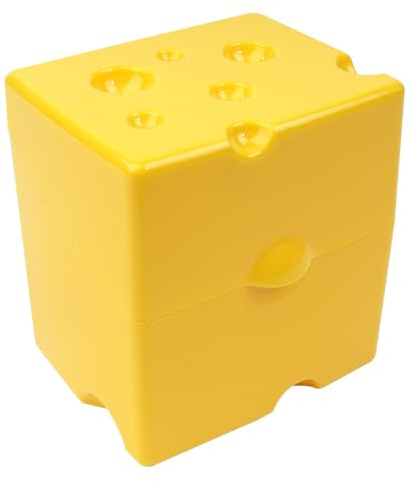 Hsthe Sea ABS Cheese Crisper Box – Contenitore per conservare i Formaggi con Coperchio Ribaltabile, distributore di Formaggi per Frigorifero, per la conservazione degli Alimenti Ecologico