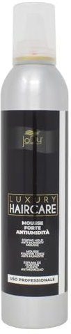 JaDy - Mousse Capelli Forte Antiumidità | Tenuta Lunga Durata | Volume Senza Residui | Ideale per Ricci e Lisci | Protezione, 300 ml