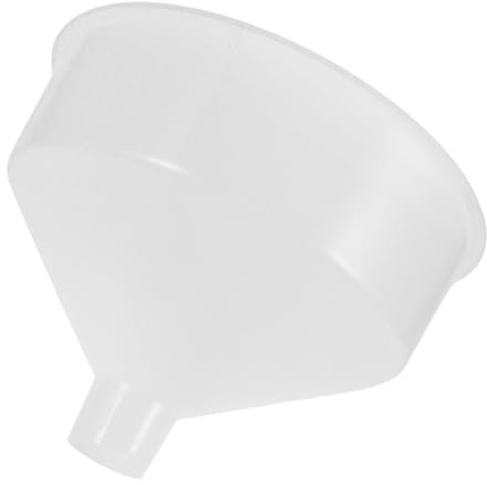 Embudo de Boca Ancha Grande de Plástico Blanco para Cocina